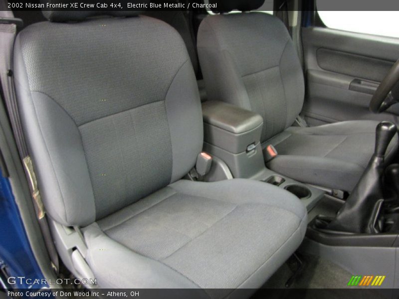 Electric Blue Metallic / Charcoal 2002 Nissan Frontier XE Crew Cab 4x4