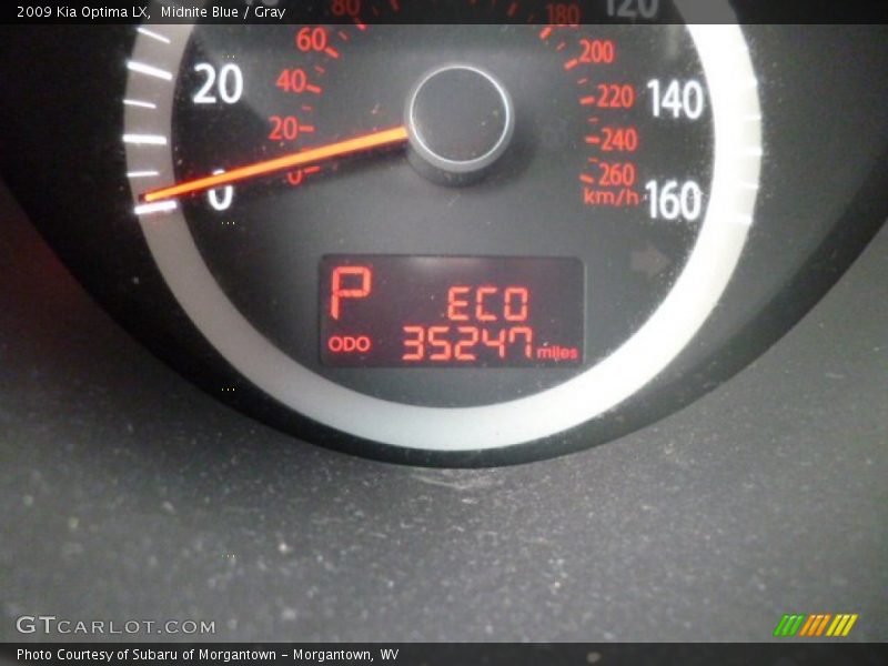 Midnite Blue / Gray 2009 Kia Optima LX