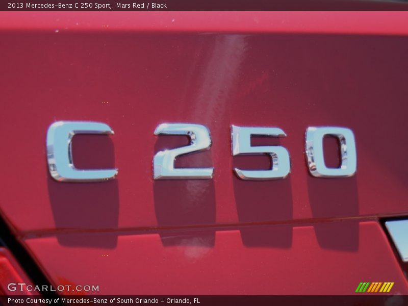 Mars Red / Black 2013 Mercedes-Benz C 250 Sport