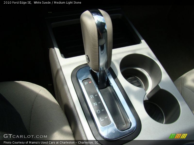 White Suede / Medium Light Stone 2010 Ford Edge SE