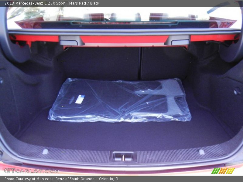Mars Red / Black 2013 Mercedes-Benz C 250 Sport