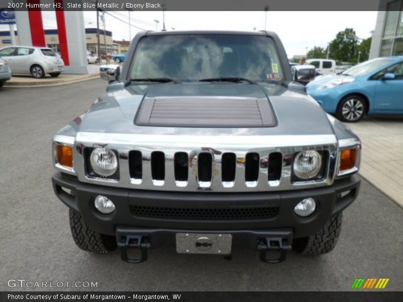 Slate Blue Metallic / Ebony Black 2007 Hummer H3