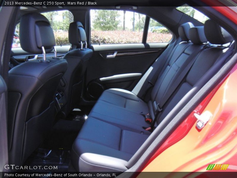 Mars Red / Black 2013 Mercedes-Benz C 250 Sport