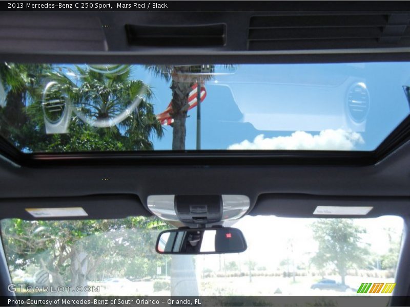 Mars Red / Black 2013 Mercedes-Benz C 250 Sport