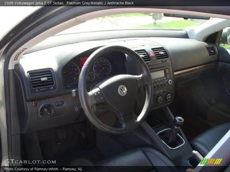 Platinum Grey Metallic / Anthracite Black 2006 Volkswagen Jetta 2.0T Sedan