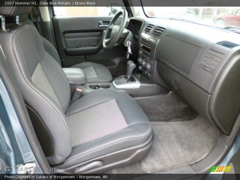 Slate Blue Metallic / Ebony Black 2007 Hummer H3
