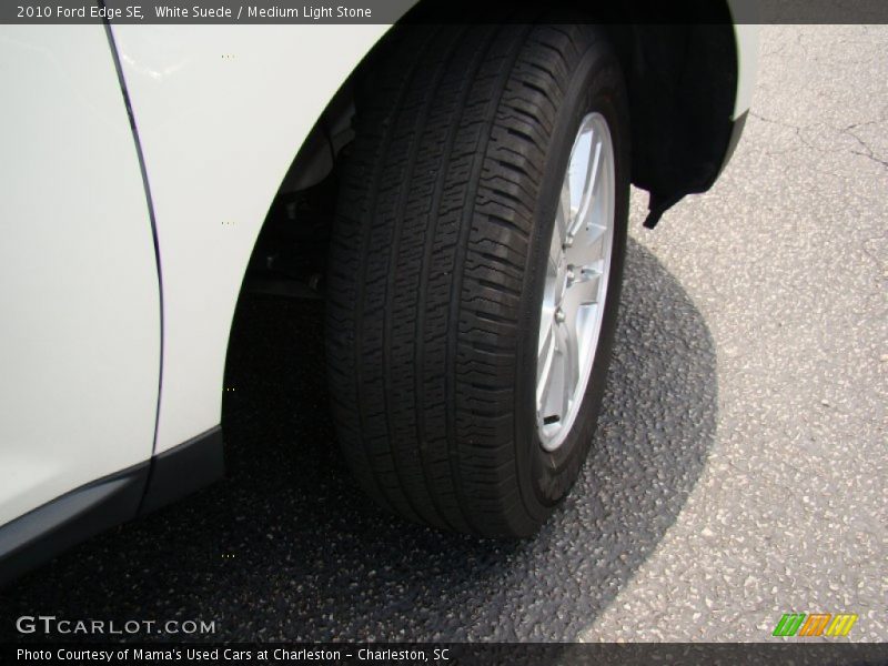 White Suede / Medium Light Stone 2010 Ford Edge SE