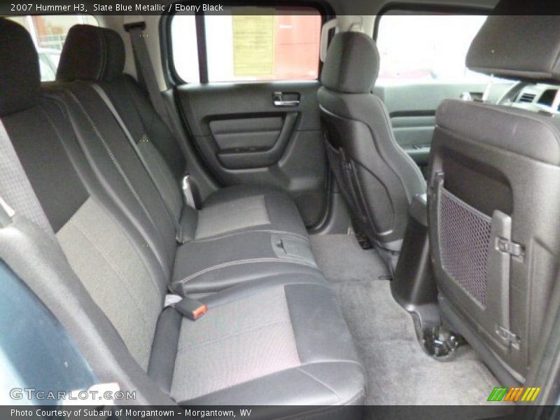 Slate Blue Metallic / Ebony Black 2007 Hummer H3