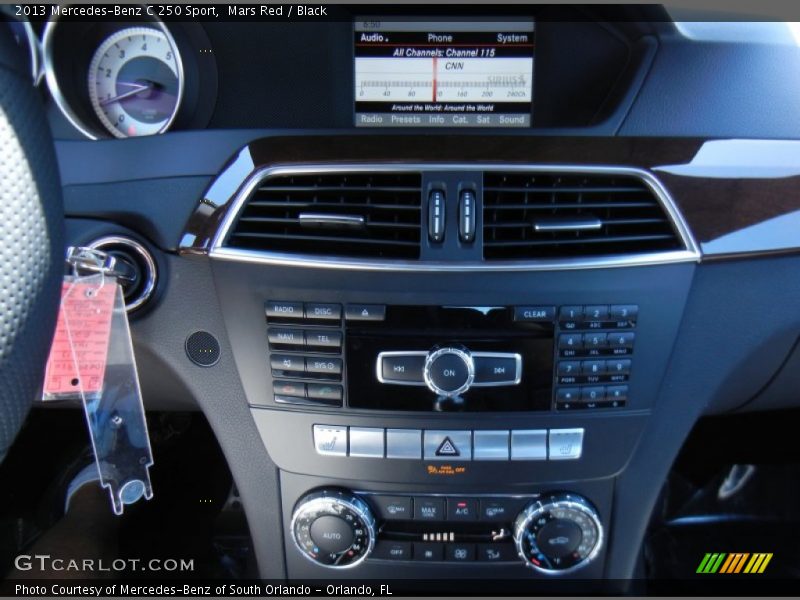 Mars Red / Black 2013 Mercedes-Benz C 250 Sport