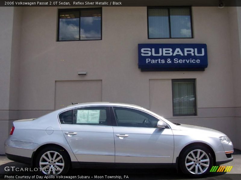 Reflex Silver Metallic / Black 2006 Volkswagen Passat 2.0T Sedan
