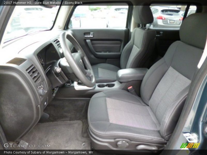 Slate Blue Metallic / Ebony Black 2007 Hummer H3