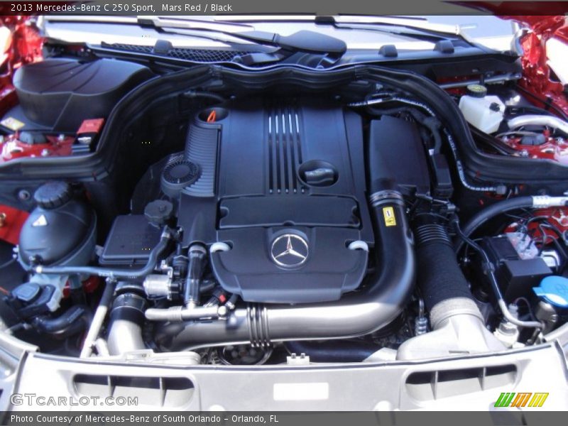 Mars Red / Black 2013 Mercedes-Benz C 250 Sport