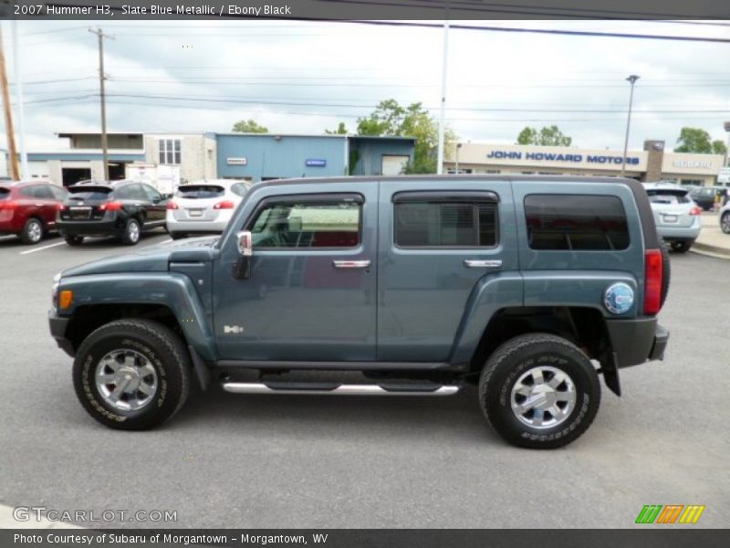 Slate Blue Metallic / Ebony Black 2007 Hummer H3