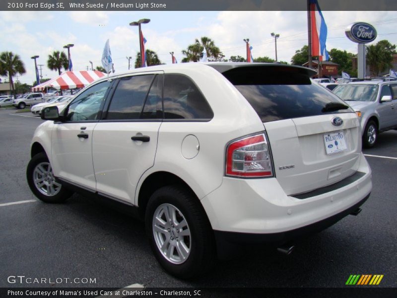 White Suede / Medium Light Stone 2010 Ford Edge SE