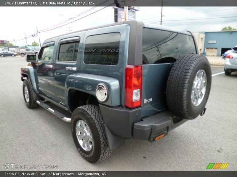 Slate Blue Metallic / Ebony Black 2007 Hummer H3