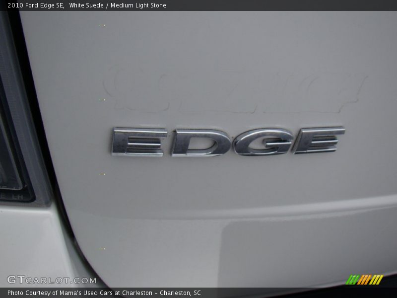 White Suede / Medium Light Stone 2010 Ford Edge SE