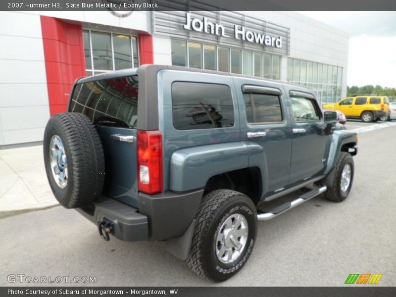 Slate Blue Metallic / Ebony Black 2007 Hummer H3