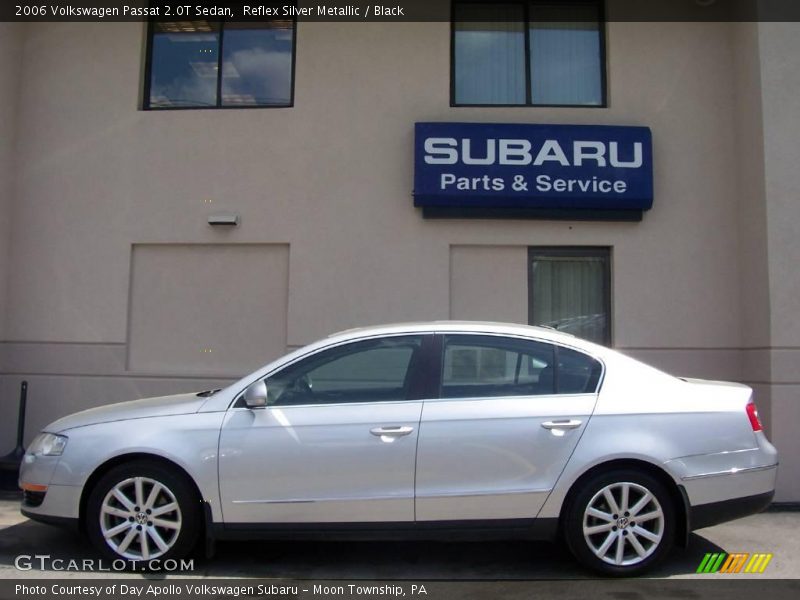 Reflex Silver Metallic / Black 2006 Volkswagen Passat 2.0T Sedan