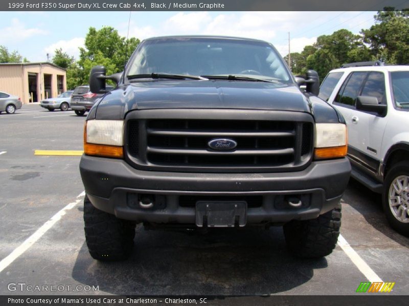 Black / Medium Graphite 1999 Ford F350 Super Duty XL Crew Cab 4x4