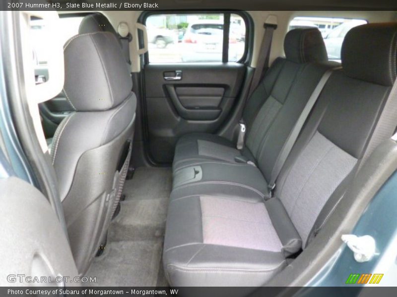 Slate Blue Metallic / Ebony Black 2007 Hummer H3