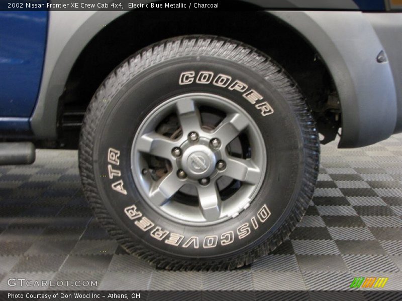 Electric Blue Metallic / Charcoal 2002 Nissan Frontier XE Crew Cab 4x4