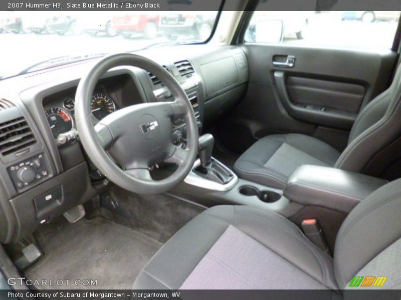 Slate Blue Metallic / Ebony Black 2007 Hummer H3