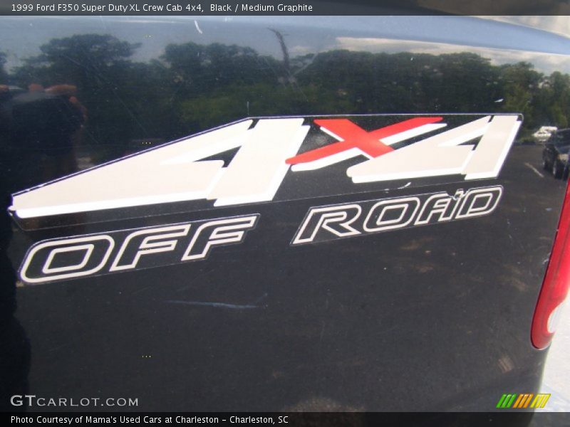 Black / Medium Graphite 1999 Ford F350 Super Duty XL Crew Cab 4x4