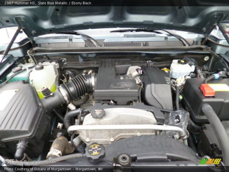 Slate Blue Metallic / Ebony Black 2007 Hummer H3