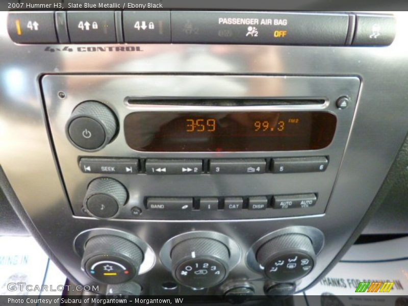 Slate Blue Metallic / Ebony Black 2007 Hummer H3