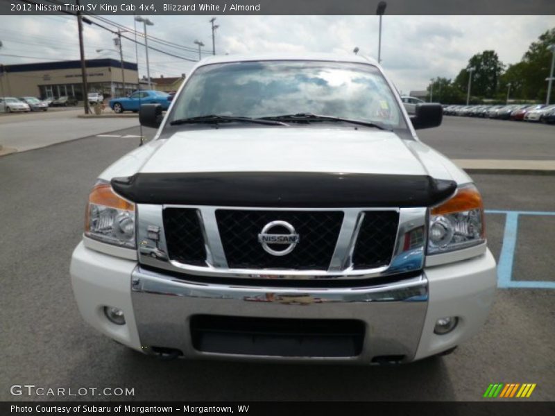 Blizzard White / Almond 2012 Nissan Titan SV King Cab 4x4
