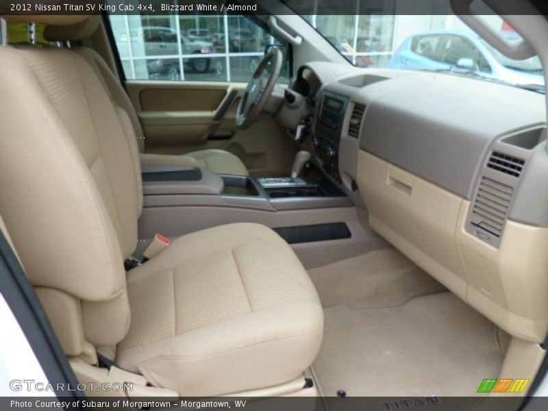 Blizzard White / Almond 2012 Nissan Titan SV King Cab 4x4