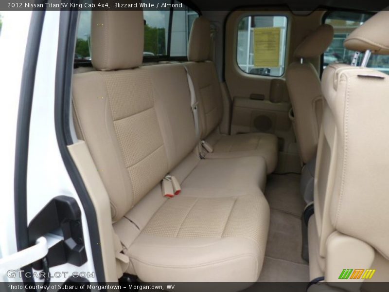Blizzard White / Almond 2012 Nissan Titan SV King Cab 4x4