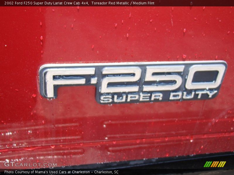 Toreador Red Metallic / Medium Flint 2002 Ford F250 Super Duty Lariat Crew Cab 4x4
