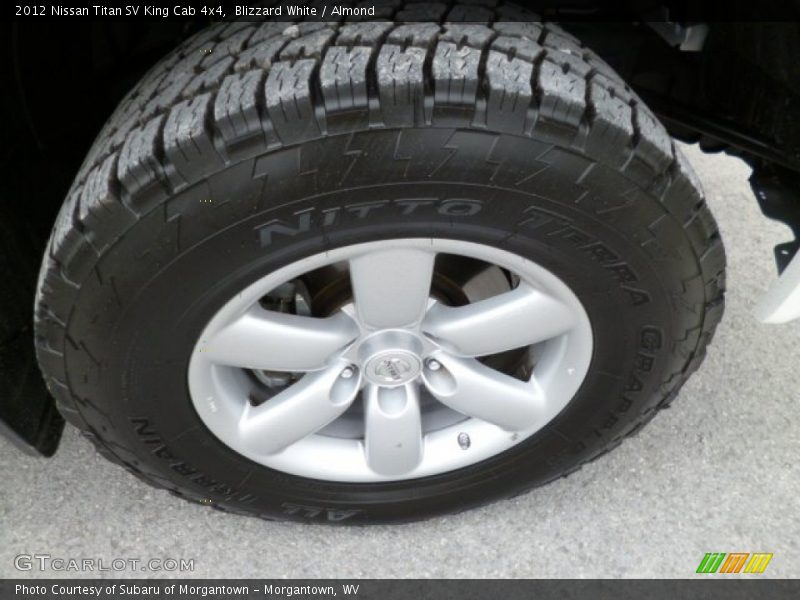Blizzard White / Almond 2012 Nissan Titan SV King Cab 4x4