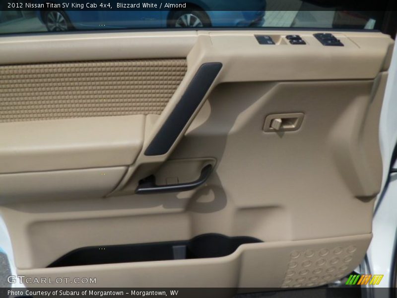 Blizzard White / Almond 2012 Nissan Titan SV King Cab 4x4