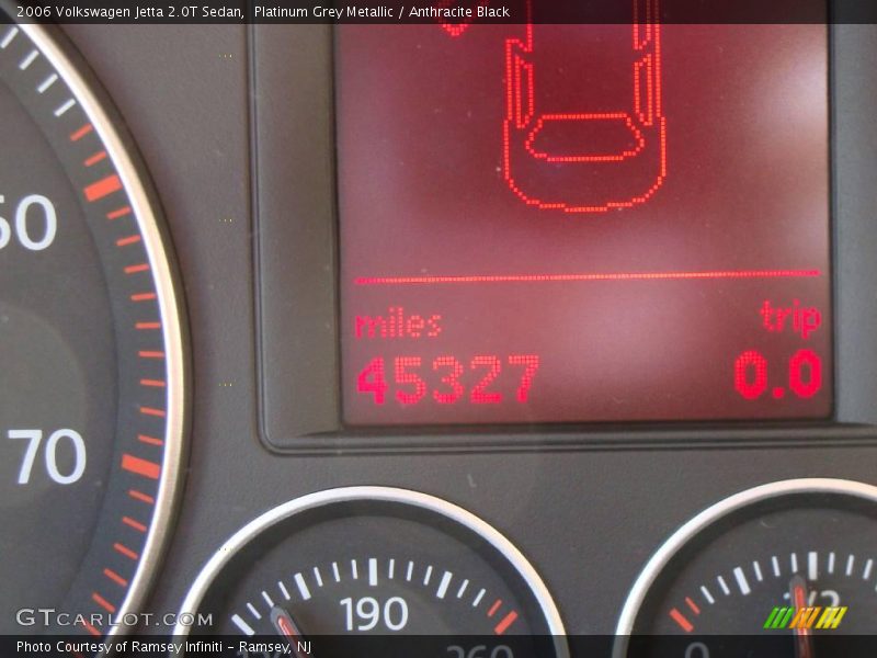 Platinum Grey Metallic / Anthracite Black 2006 Volkswagen Jetta 2.0T Sedan