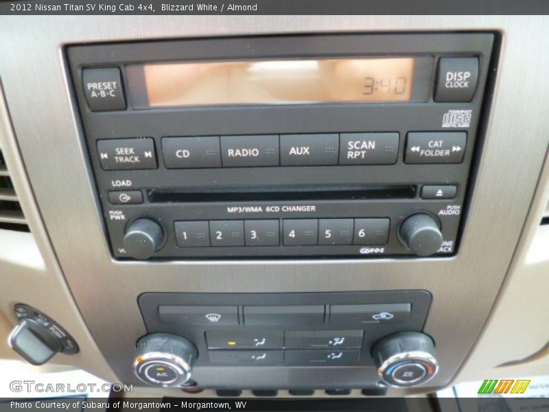 Blizzard White / Almond 2012 Nissan Titan SV King Cab 4x4