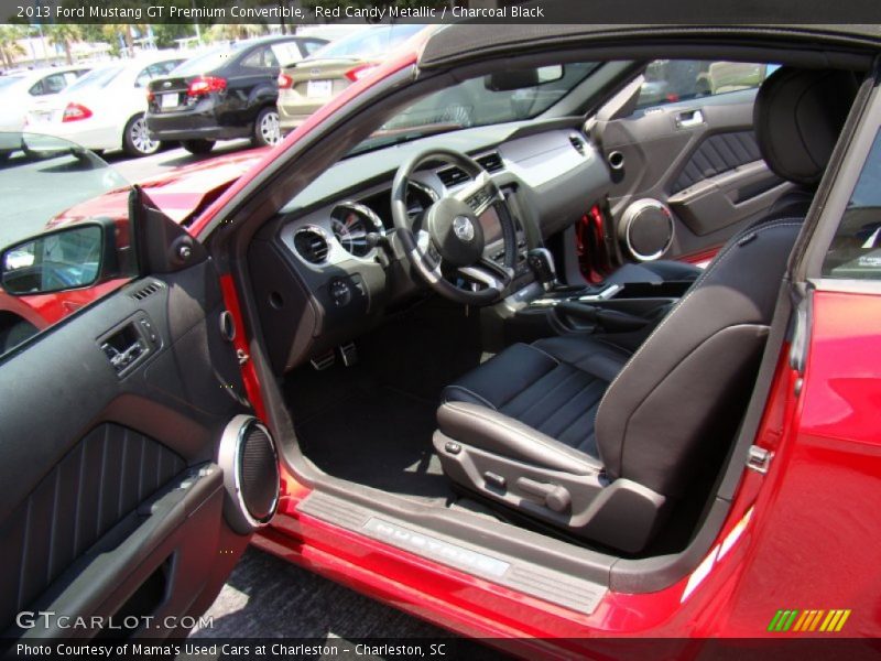 Red Candy Metallic / Charcoal Black 2013 Ford Mustang GT Premium Convertible
