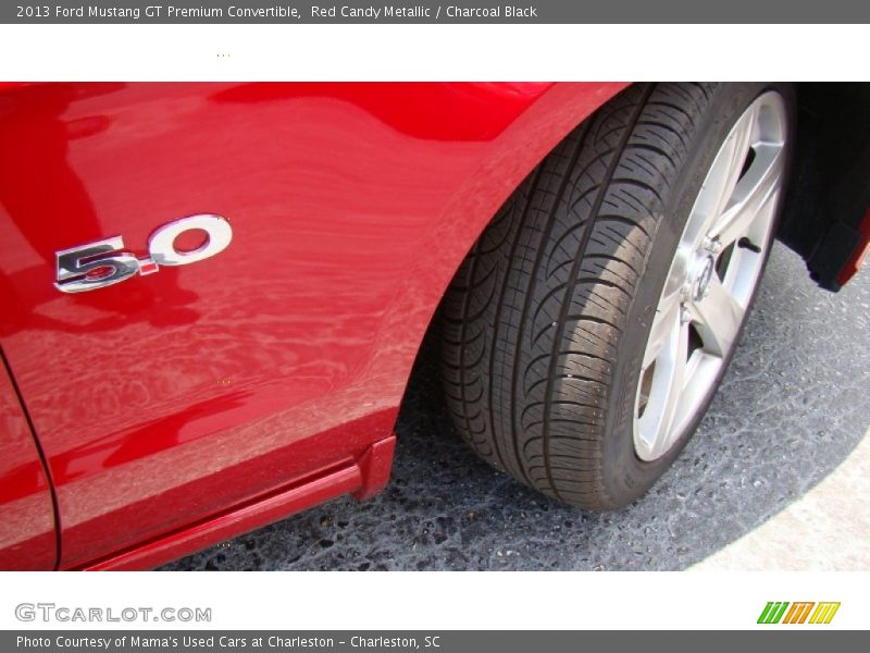 Red Candy Metallic / Charcoal Black 2013 Ford Mustang GT Premium Convertible
