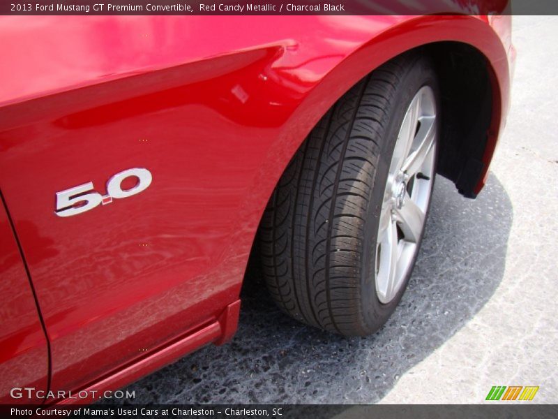 Red Candy Metallic / Charcoal Black 2013 Ford Mustang GT Premium Convertible