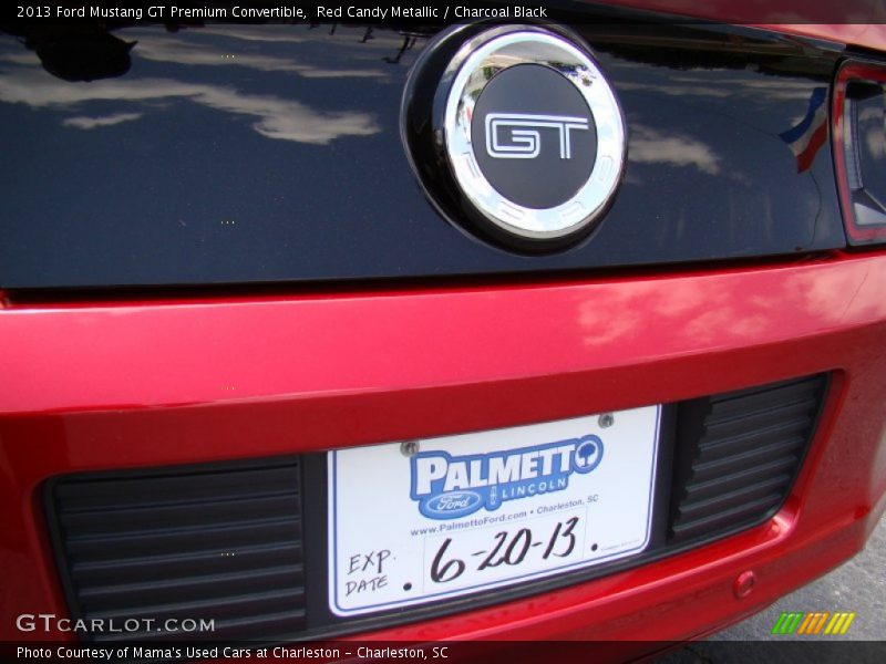 Red Candy Metallic / Charcoal Black 2013 Ford Mustang GT Premium Convertible