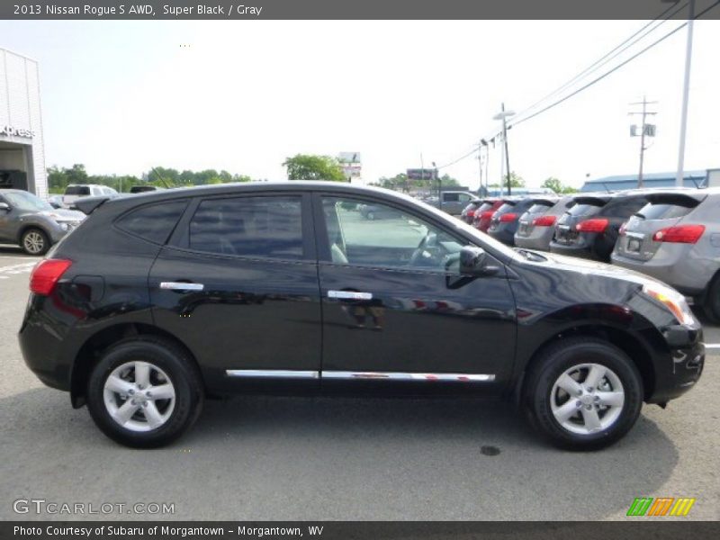Super Black / Gray 2013 Nissan Rogue S AWD