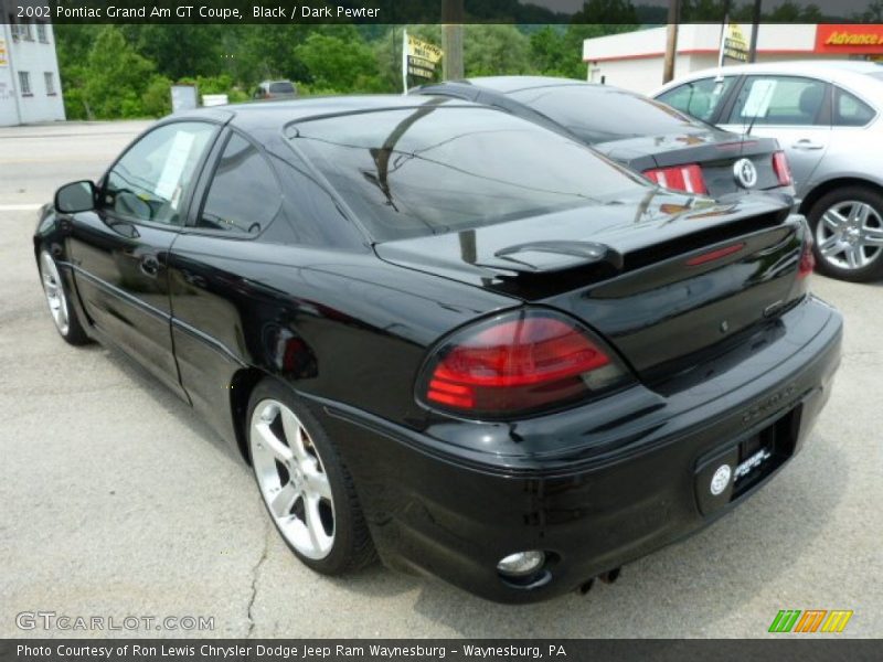 Black / Dark Pewter 2002 Pontiac Grand Am GT Coupe