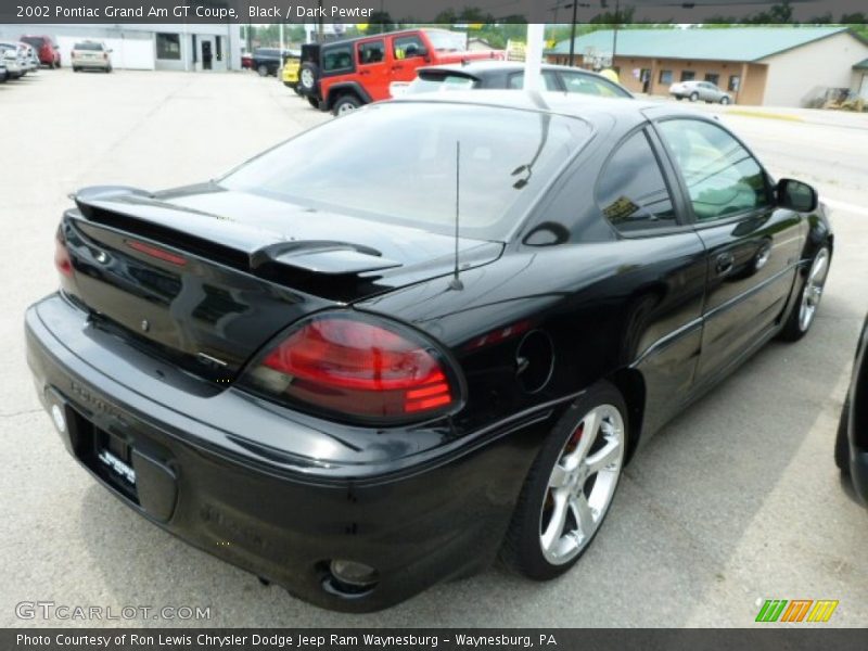 Black / Dark Pewter 2002 Pontiac Grand Am GT Coupe