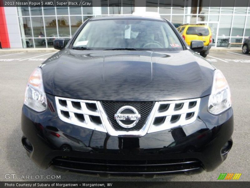 Super Black / Gray 2013 Nissan Rogue S AWD