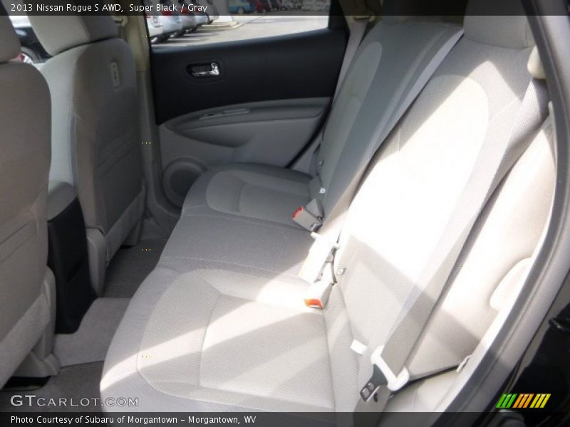 Super Black / Gray 2013 Nissan Rogue S AWD