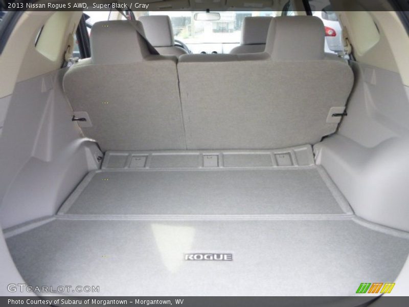 Super Black / Gray 2013 Nissan Rogue S AWD