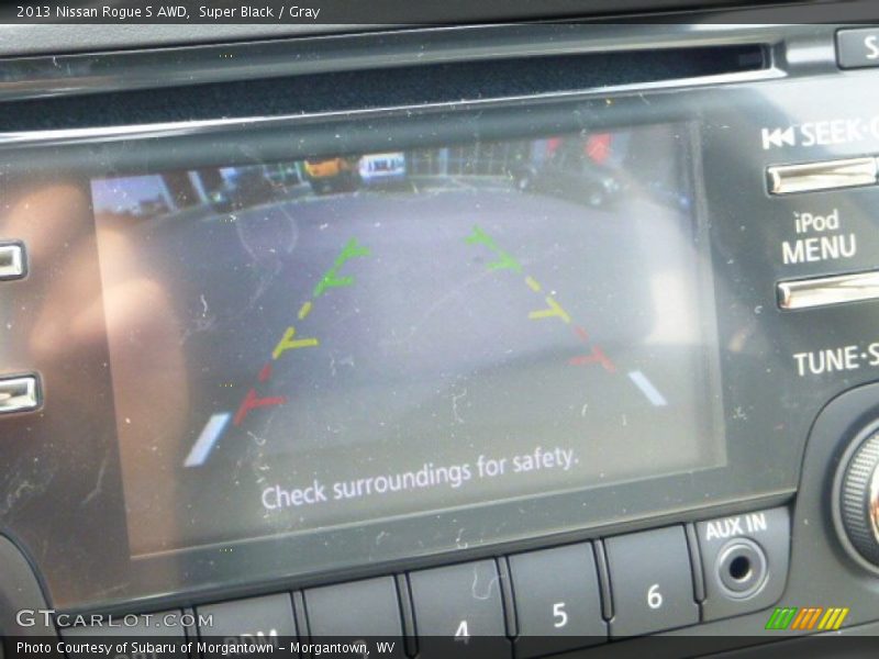 Super Black / Gray 2013 Nissan Rogue S AWD