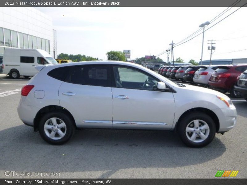 Brilliant Silver / Black 2013 Nissan Rogue S Special Edition AWD