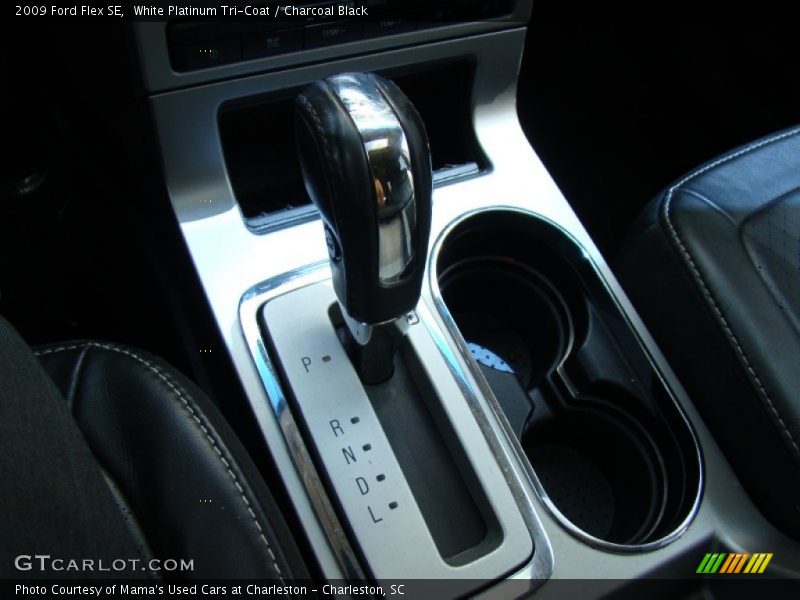 White Platinum Tri-Coat / Charcoal Black 2009 Ford Flex SE